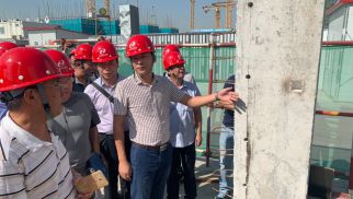long8管理公司组织装配式住宅项目现场观摩培训