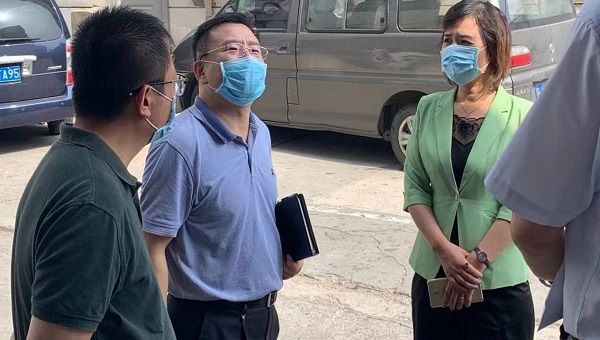 国资委领导莅临long8物联考察电梯物联网项目建设情况
