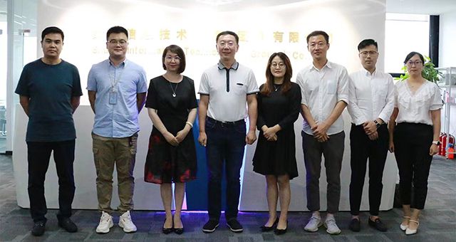 龙8唯一官网应邀赴数海信息集团开展合作交流
